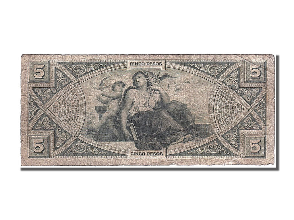 Argentina, 5 Pesos, 1888, KM #S1093a, 1888-01-01, VF(20-25), AO662258