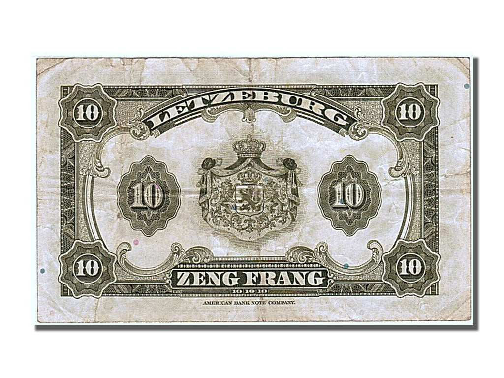 Luxembourg, 10 Francs, KM #44a, EF(40-45), 969844