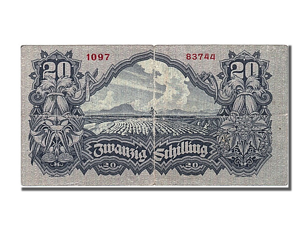 Austria, 20 Schilling, 1945, KM #116, 1945-05-29, VF(30-35), 1097 83744