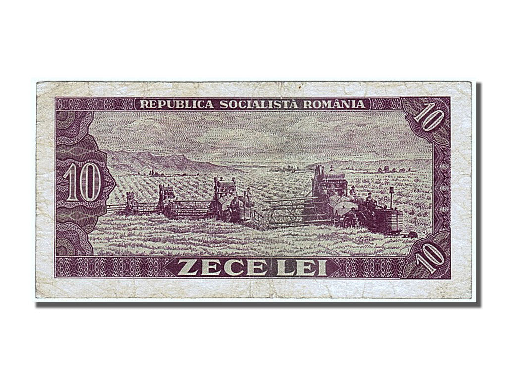 Romania, 10 Lei, 1966, KM #94a, EF(40-45), C.0001 723521