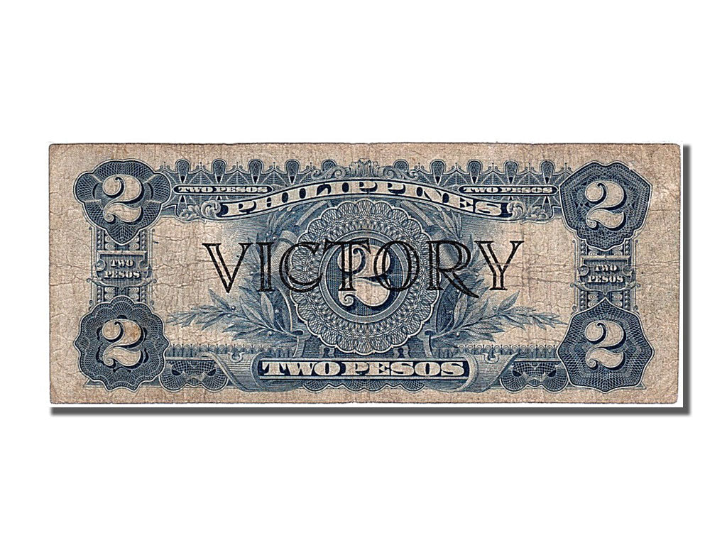 Philippines, 2 Pesos, 1944, KM #95a, EF(40-45), F 17168722
