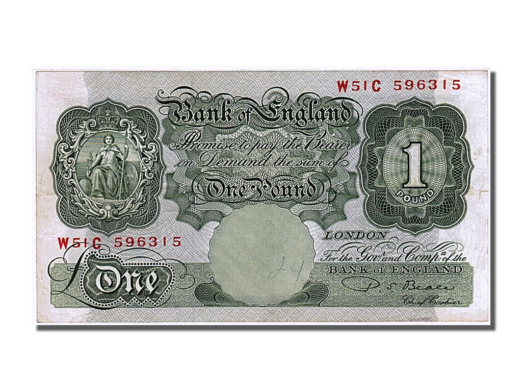 Great Britain, 1 Pound, KM #369b, EF(40-45), W51C 596315