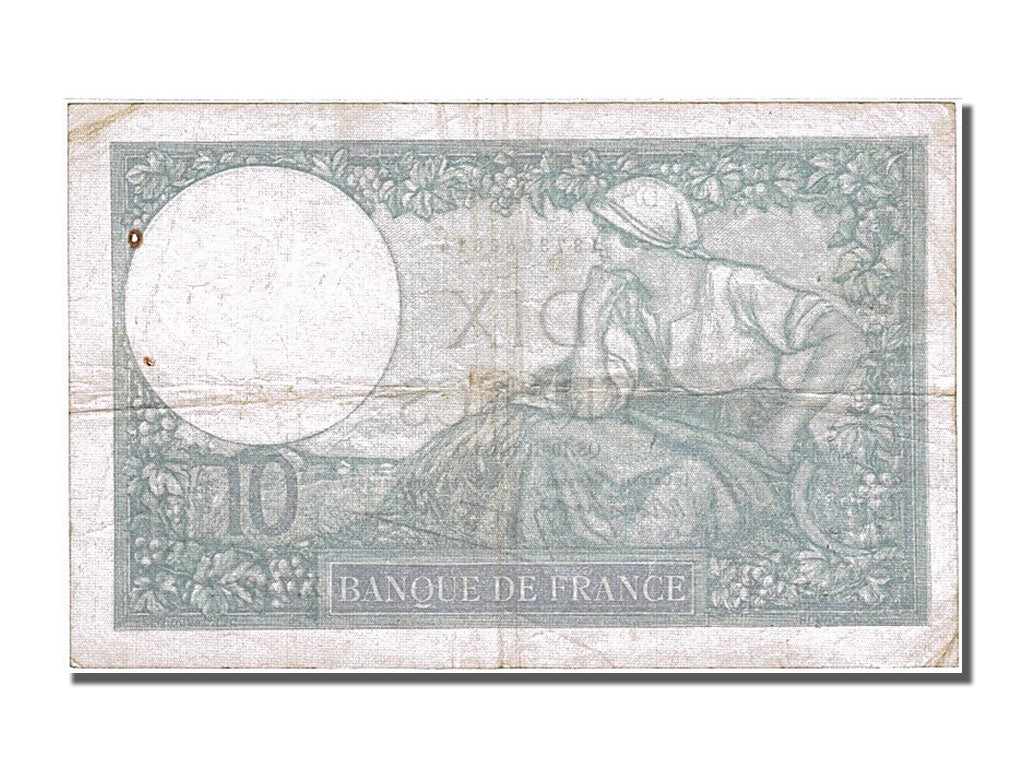 France, 10 Francs, 10 F 1916-1942 ''Minerve'', 1939, KM #84, 1939-10-19,...