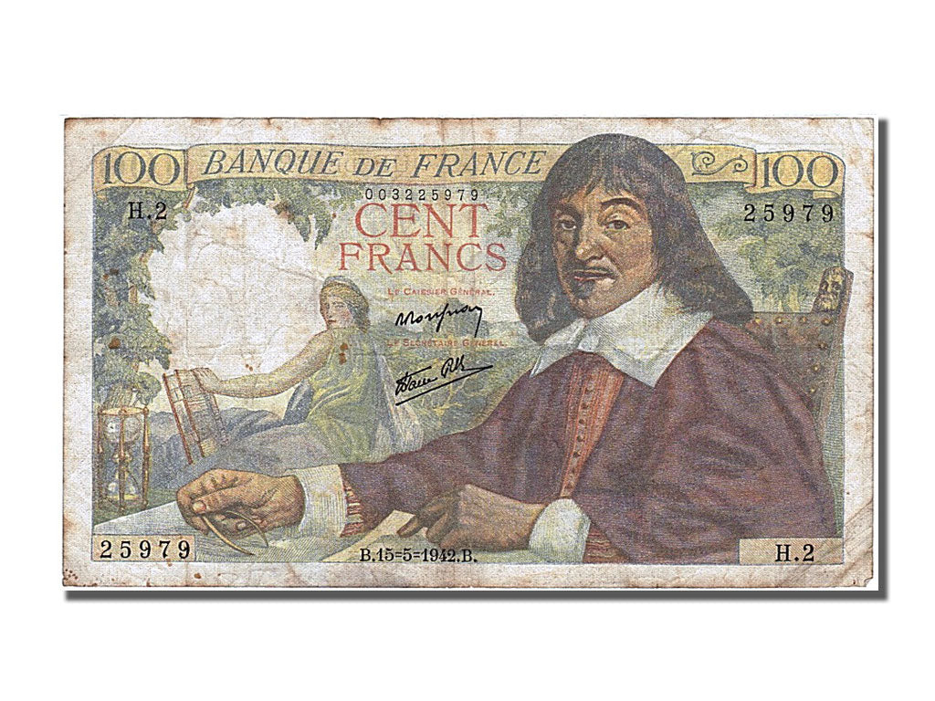 100 Francs, type Descartes