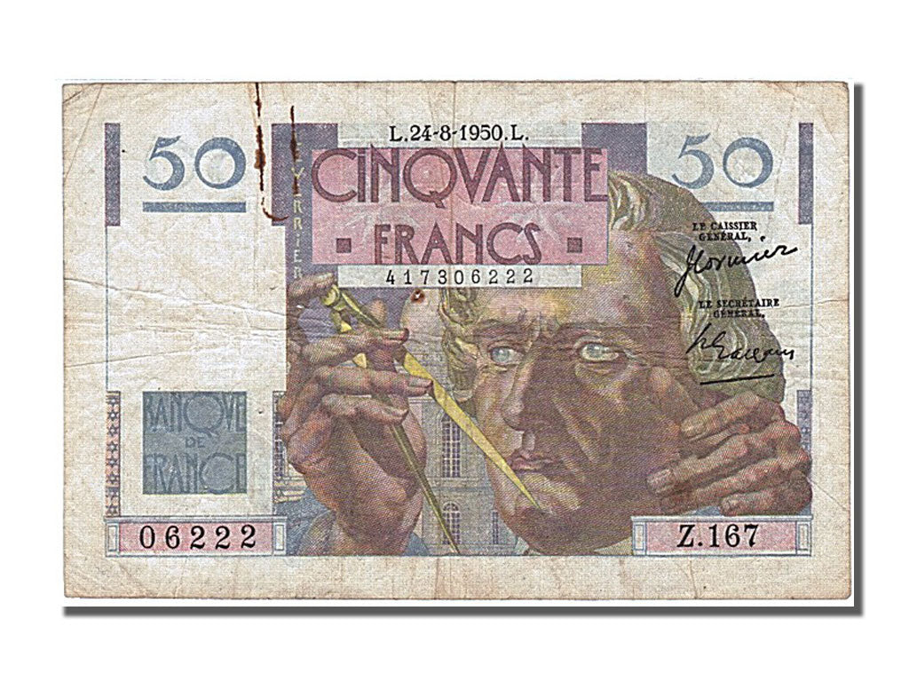 50 francs, type Le Verrier