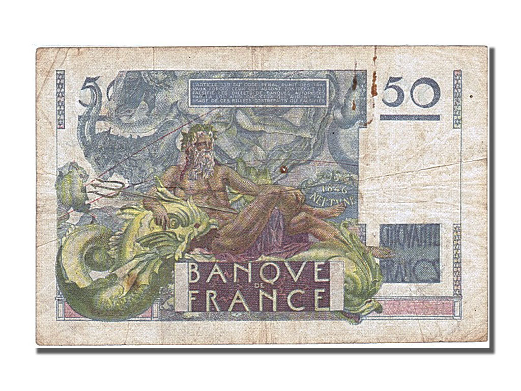 50 francs, type Le Verrier