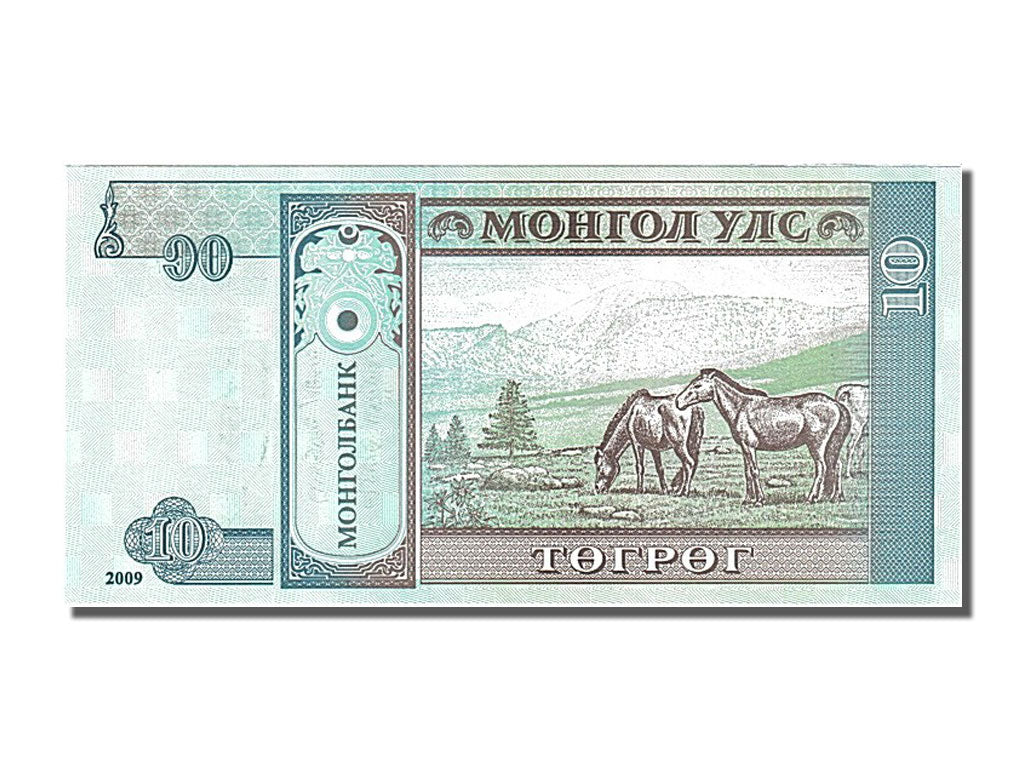 Mongolia, 10 Tugrik, 2009, KM #62e, UNC(65-70), AG 5661940