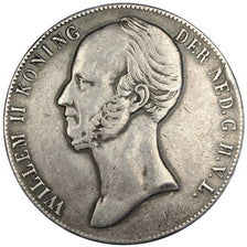 NETHERLANDS, 2-1/2 Gulden, 1845, Utrecht, KM #69.2, EF(40-45), Silver, 38, 24.82