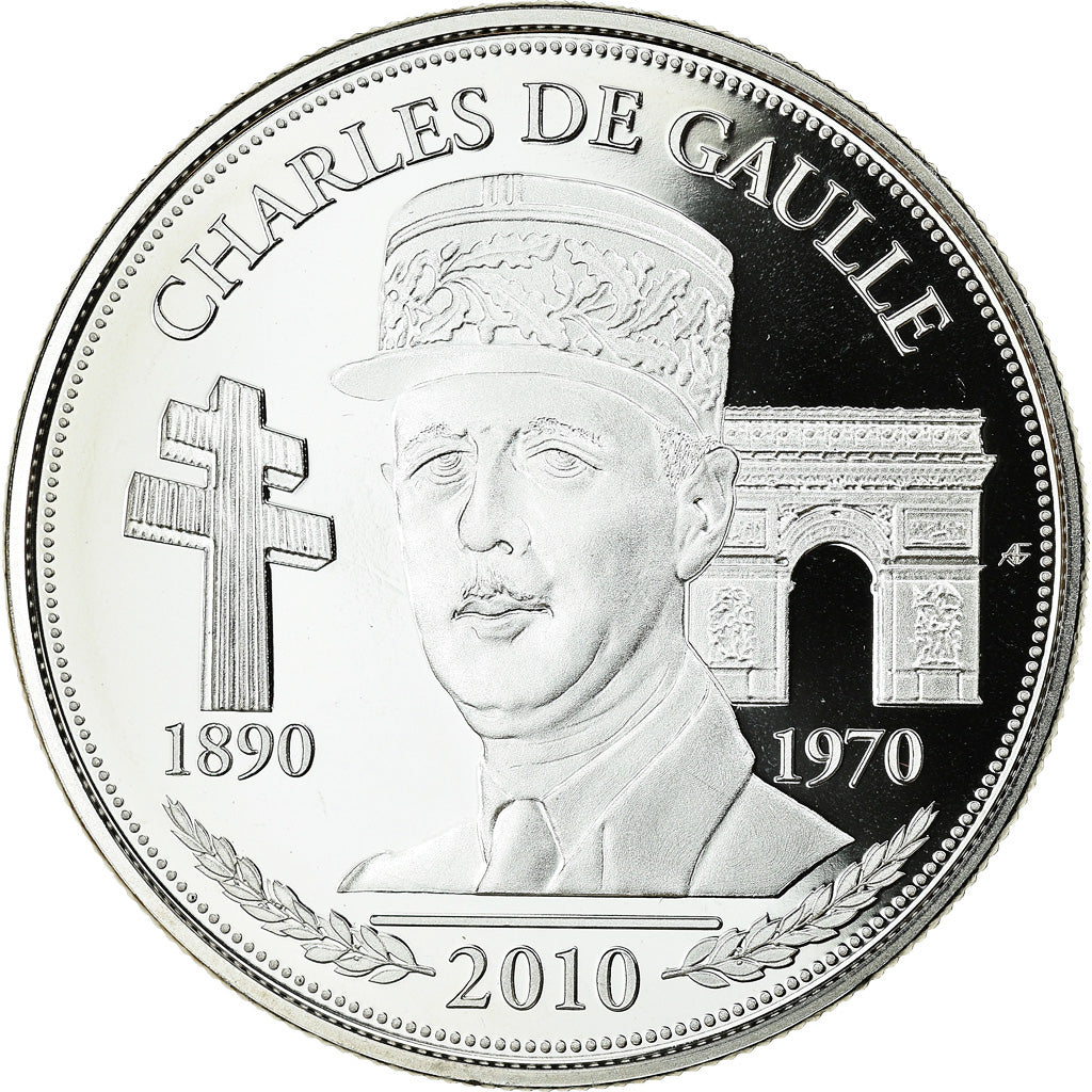 France, Medal, Général de Gaulle, Président de la République, 2010
