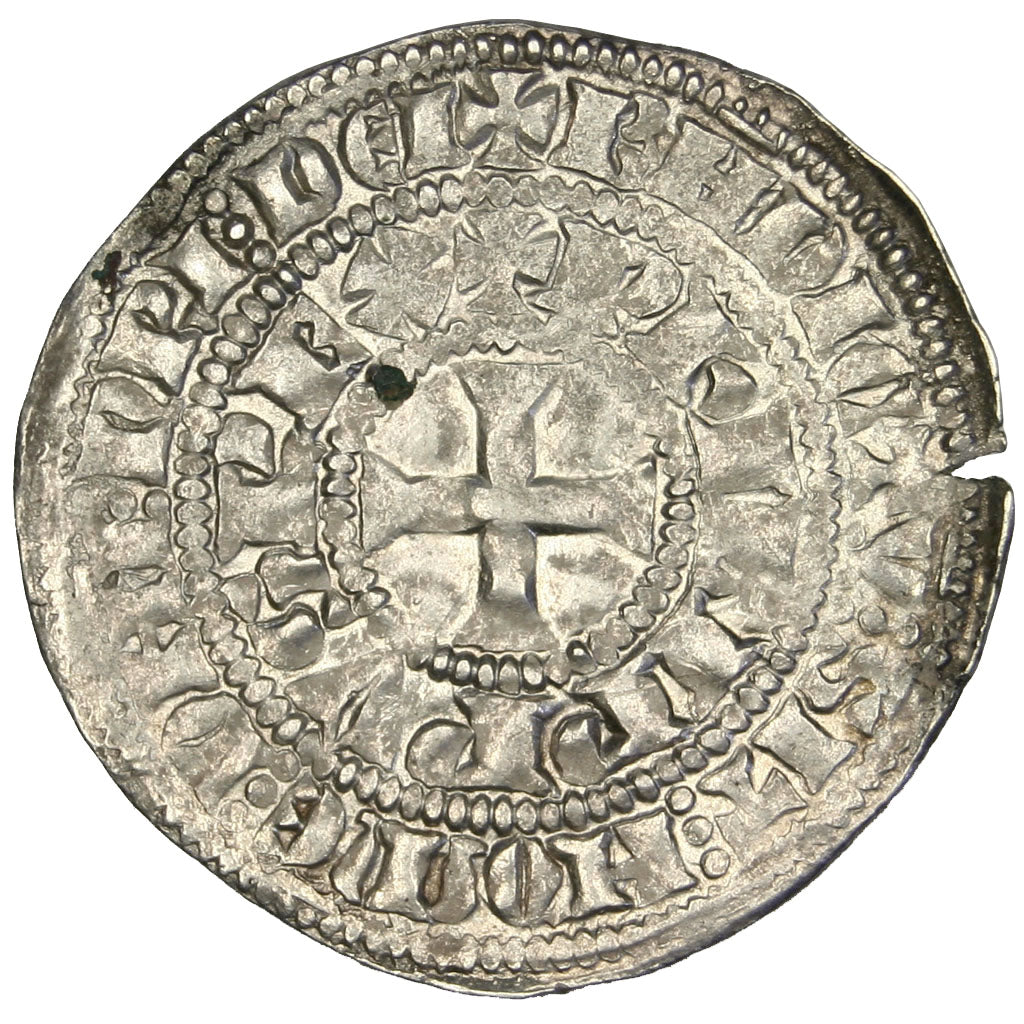 FRANCE, Maille Blanche, AU(55-58), Silver, Duplessy #215, 2.07