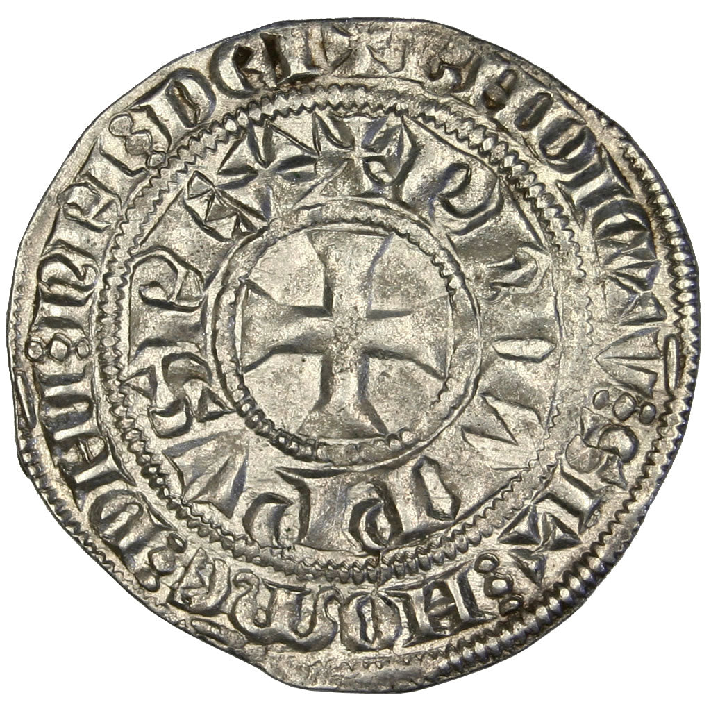 FRANCE, Maille Blanche, AU(55-58), Silver, Duplessy #215, 1.84