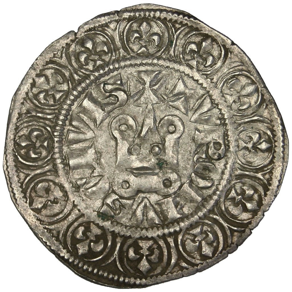 FRANCE, Maille Blanche, AU(55-58), Silver, Duplessy #215, 1.80
