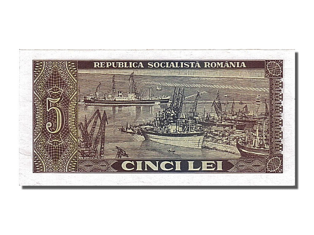 Romania, 5 Lei, 1966, KM #93a, UNC(63), F.0006