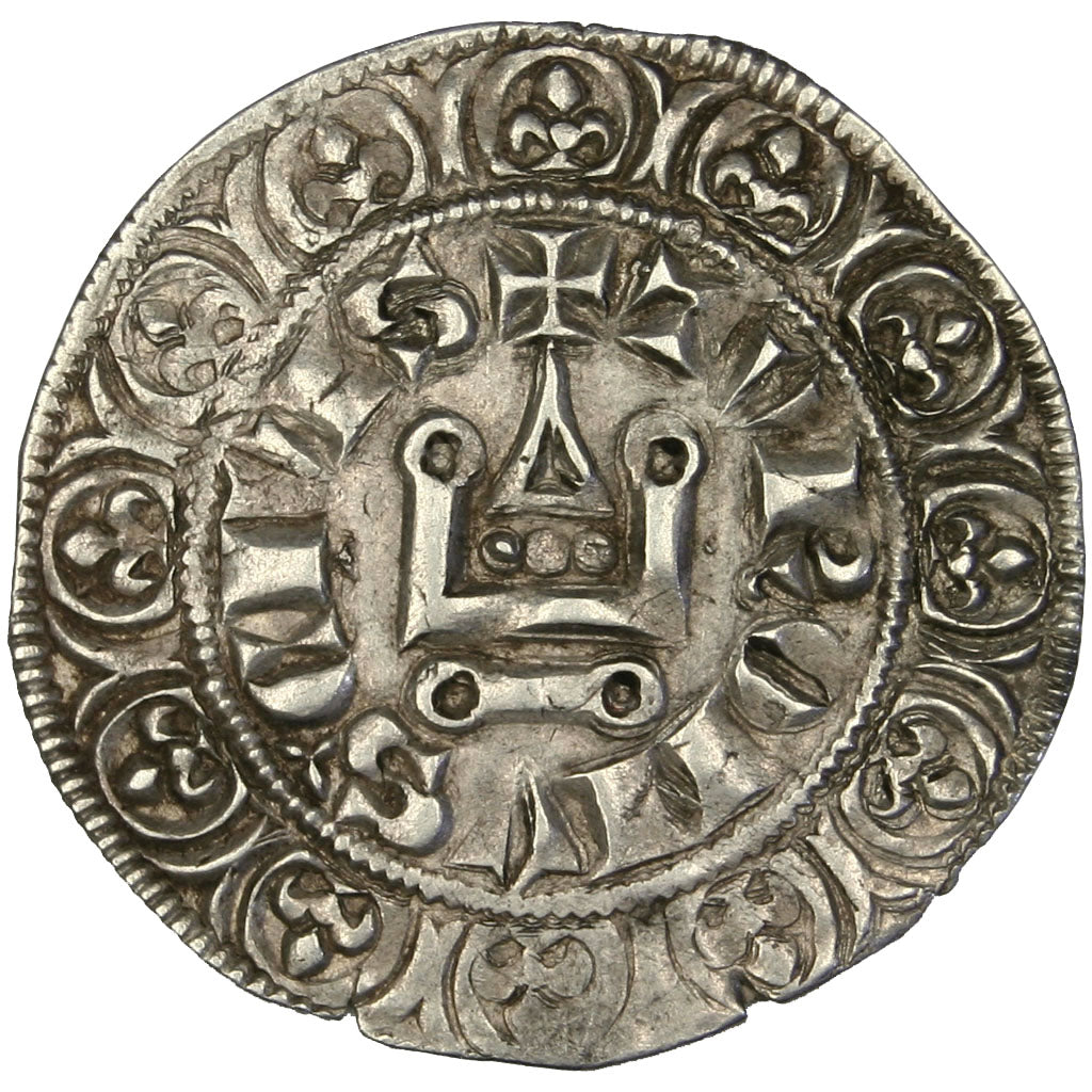 FRANCE, Maille Blanche, AU(55-58), Silver, Duplessy #215, 2.10