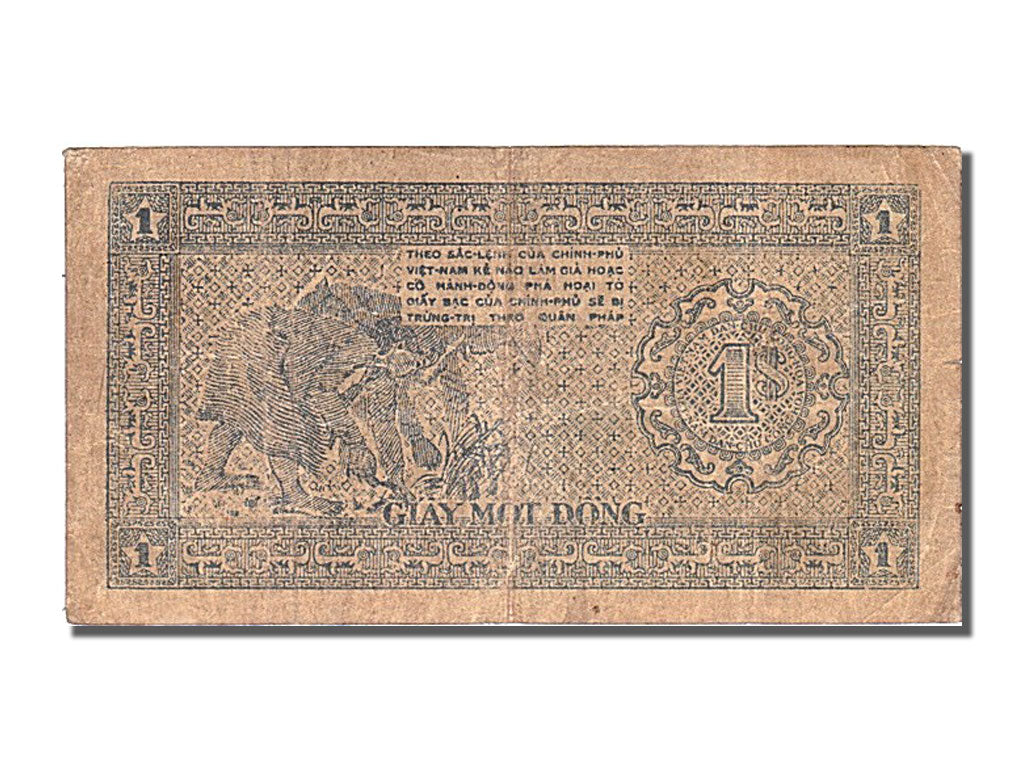 Viet Nam, 1 D<ox>ng, 1947, KM #9c, VF(30-35), CQ 038