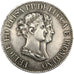 ITALIAN STATES, 5 Franchi, 1807, Firenze, KM #24.3, AU(55-58), Silver, 37, 24.96