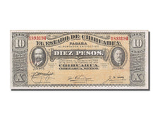 Banknote, Mexico - Revolutionary, 10 Pesos, 1914, 1914-02-10, AU(55-58)