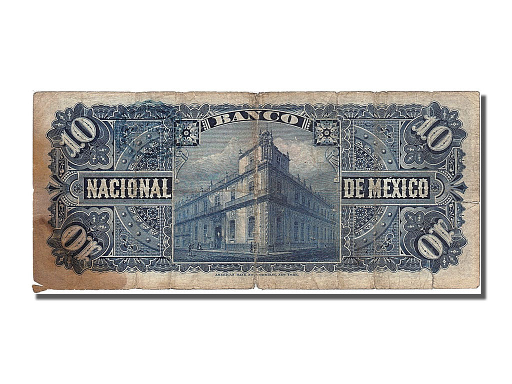 Mexico, 10 Pesos, 1911, KM #S258p, 1911-03-01, VF(20-25), N 2014115