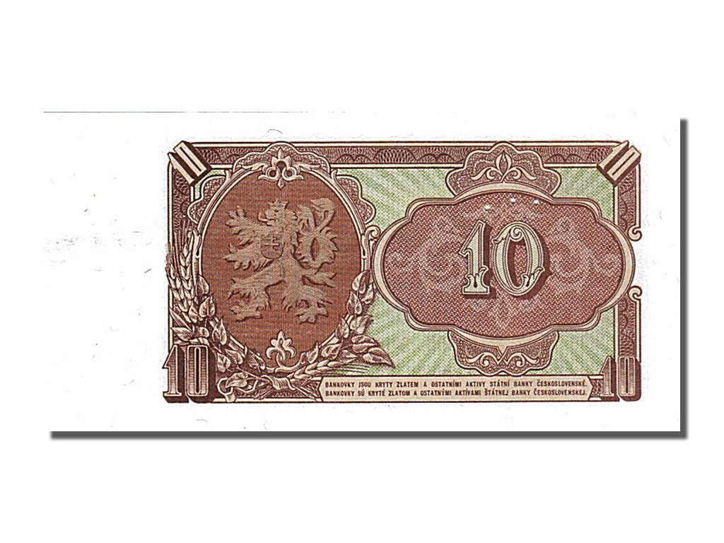 Czechoslovakia, 10 Korun, 1953, KM #83s, UNC(65-70), CN 986951