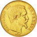 FRANCE, Napoléon III, 50 Francs, 1858, Paris, KM #785.1, EF(40-45), Gold, Gadour