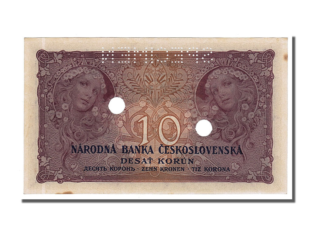 Banknote, Czechoslovakia, 10 Korun, 1927, 1927-01-02, UNC(63)