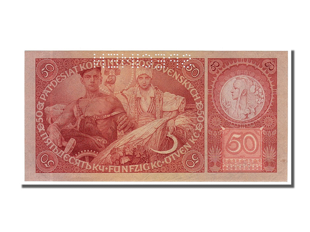 Czechoslovakia, 50 Korun, 1929, KM #22s, 1929-10-01, UNC(65-70), 719825