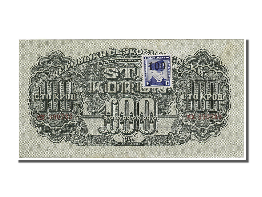 Czechoslovakia, 100 Korun, 1944, KM #53s, UNC(65-70), MX 390733