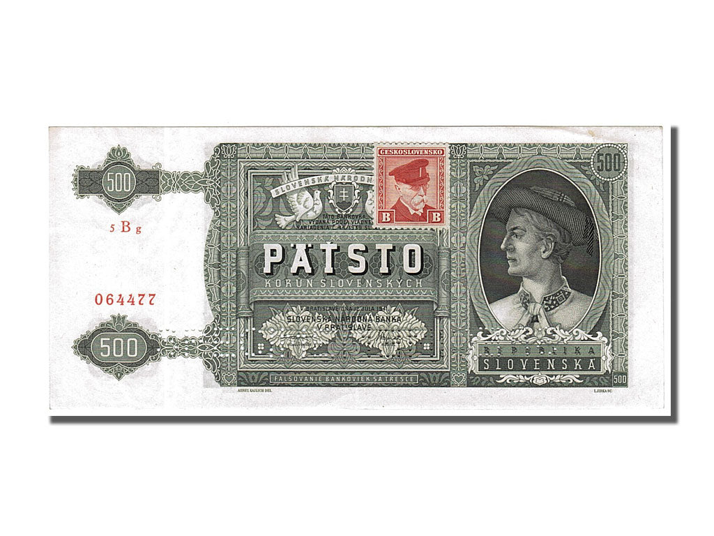 Czechoslovakia, 500 Korun, 1941, KM #54s, 1941-07-12, UNC(65-70), 064477