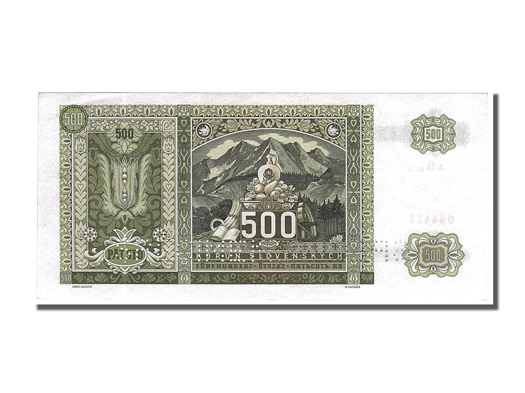 Czechoslovakia, 500 Korun, 1941, KM #54s, 1941-07-12, UNC(65-70), 064477