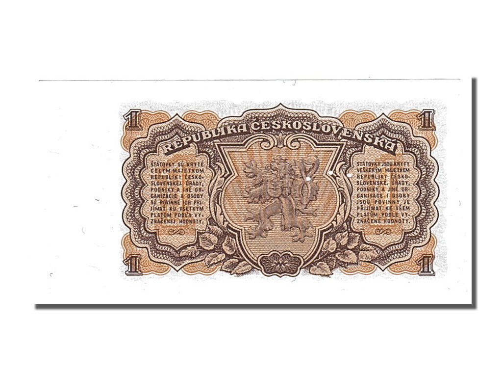 Czechoslovakia, 1 Koruna, 1953, KM #78s, UNC(65-70), AU 247051