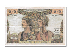 Billet, France, 5000 Francs, 5 000 F 1949-1957 ''Terre et Mer'', 1952