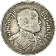 THAILAND, Salung = 1/4 Baht, 1924, KM #43a, EF(40-45), Silver, 3.71