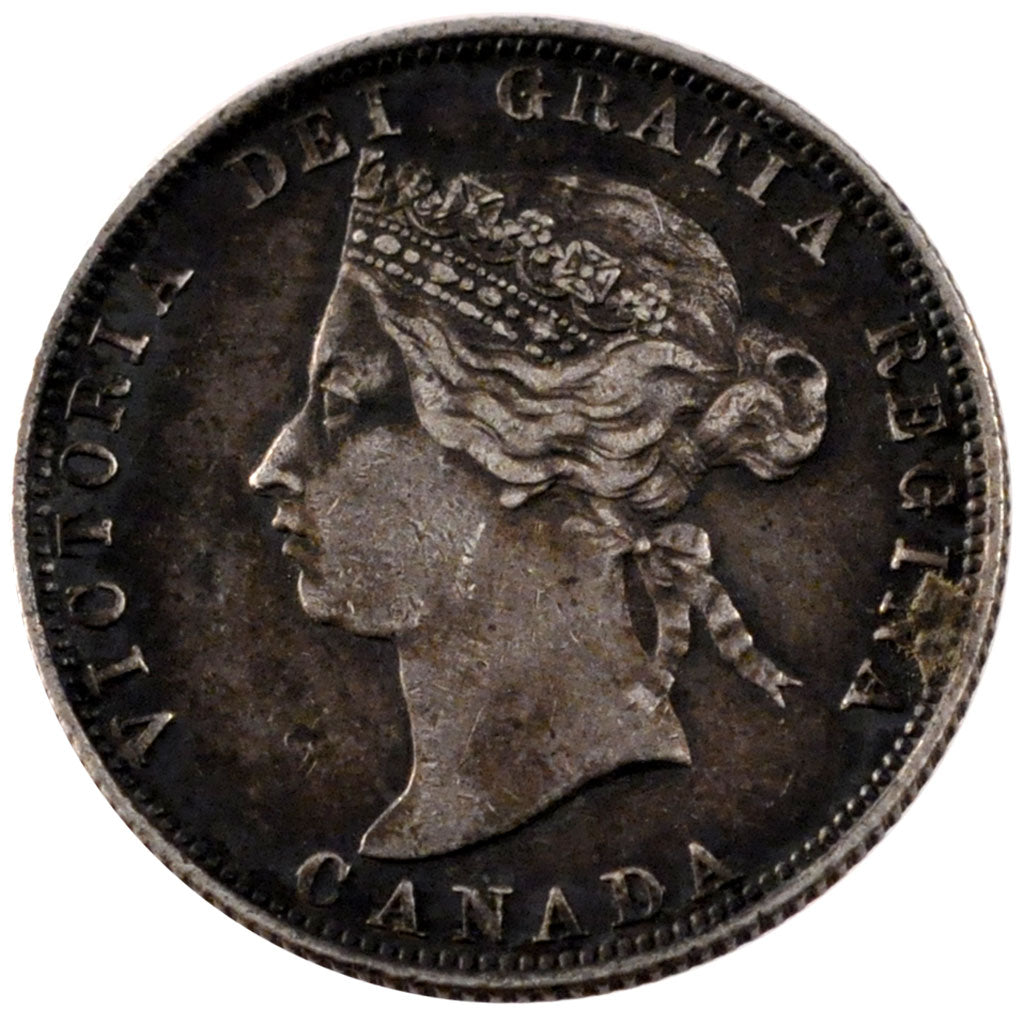 CANADA, 25 Cents, 1872, KM #5, EF(40-45), Silver, 23.88, 5.80