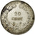 Moneta, Indochiny francuskie, 20 Cents, 1928, Paris, EF(40-45), Srebro