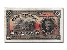 Banknote, Portugal, 10 Escudos, 1925, 1925-01-13, AU(50-53)