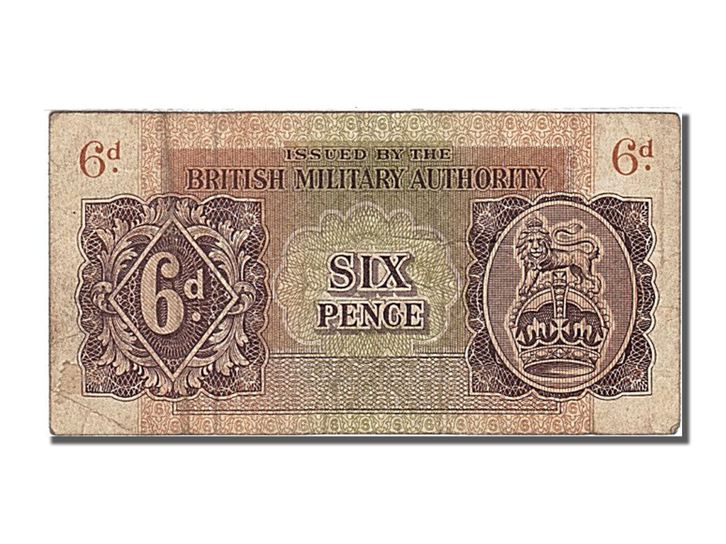 Great Britain, 6 Pence, 1943, KM #M1, VF(20-25)