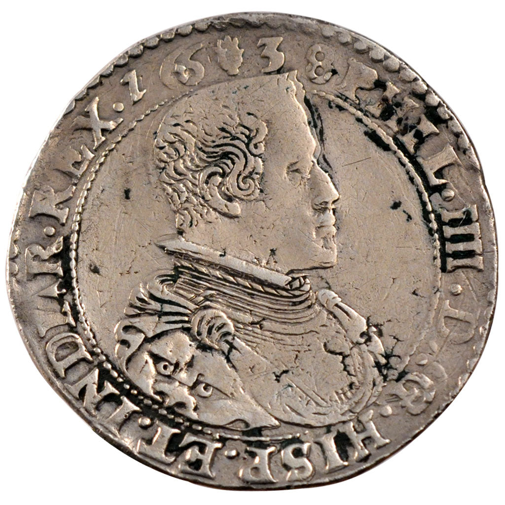 Belgio, 1/2 Ducaton, 1638, Anvers, MB+, Argento