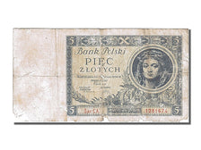 Poland, 5 Zlotych, 1930, KM #72, 1930-01-02, VG(8-10), CA 1281674