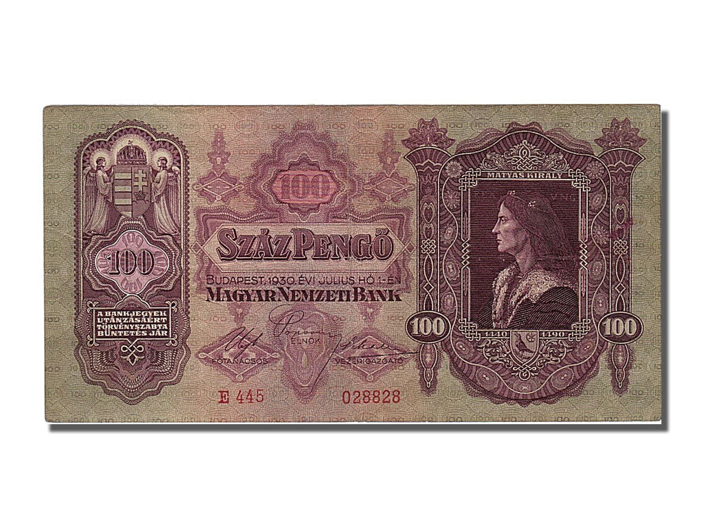 Banknote, Hungary, 100 Pengö, 1930, 1930-07-01, AU(50-53)