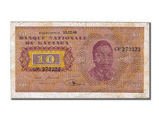 Katanga, 10 Francs, 1960, KM #5a, 1960-12-15, VF(30-35), GF 273323
