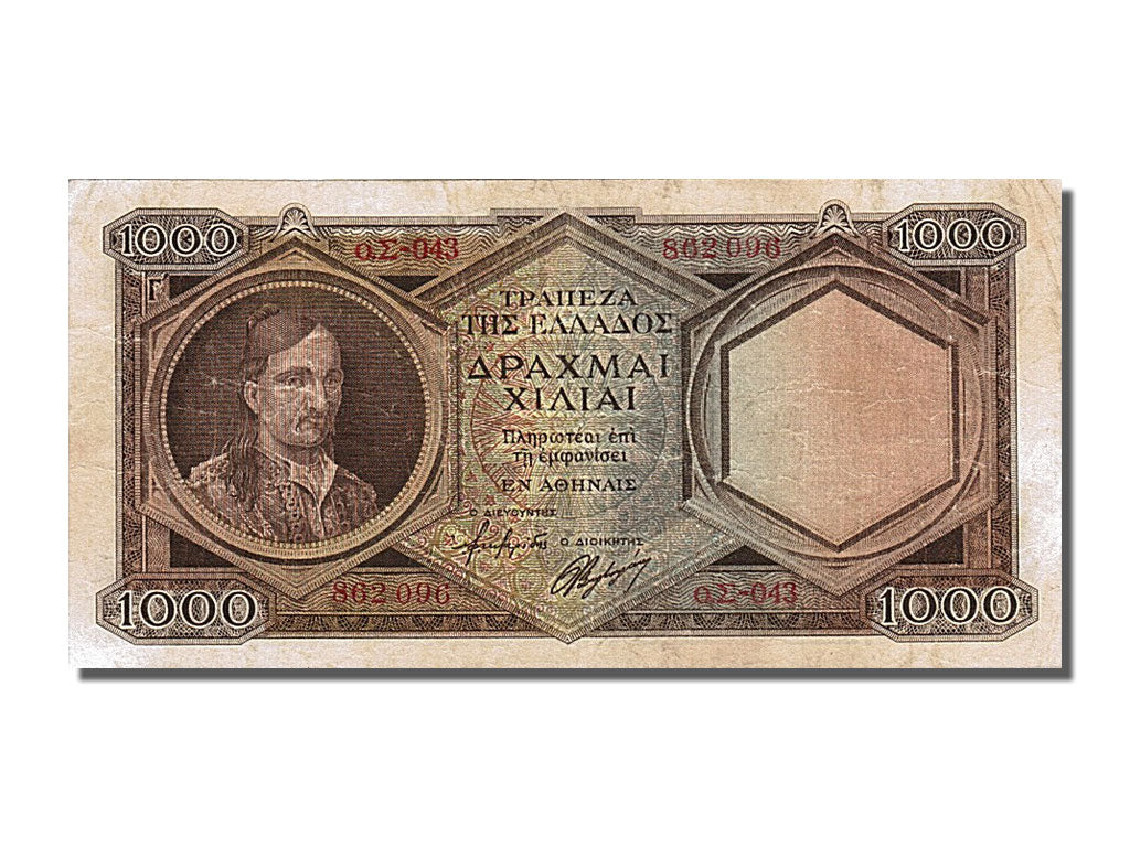Greece, 1000 Drachmai, 1944, KM #172a, VF(30-35), 862096