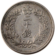 KOREA, 20 Chon, 1906, KM #1128, AU(50-53), Silver, 22, 5.39