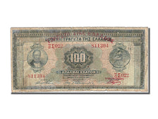 Greece, 100 Drachmai, 1927, KM #91a, 1927-06-06, VG(8-10), 811304