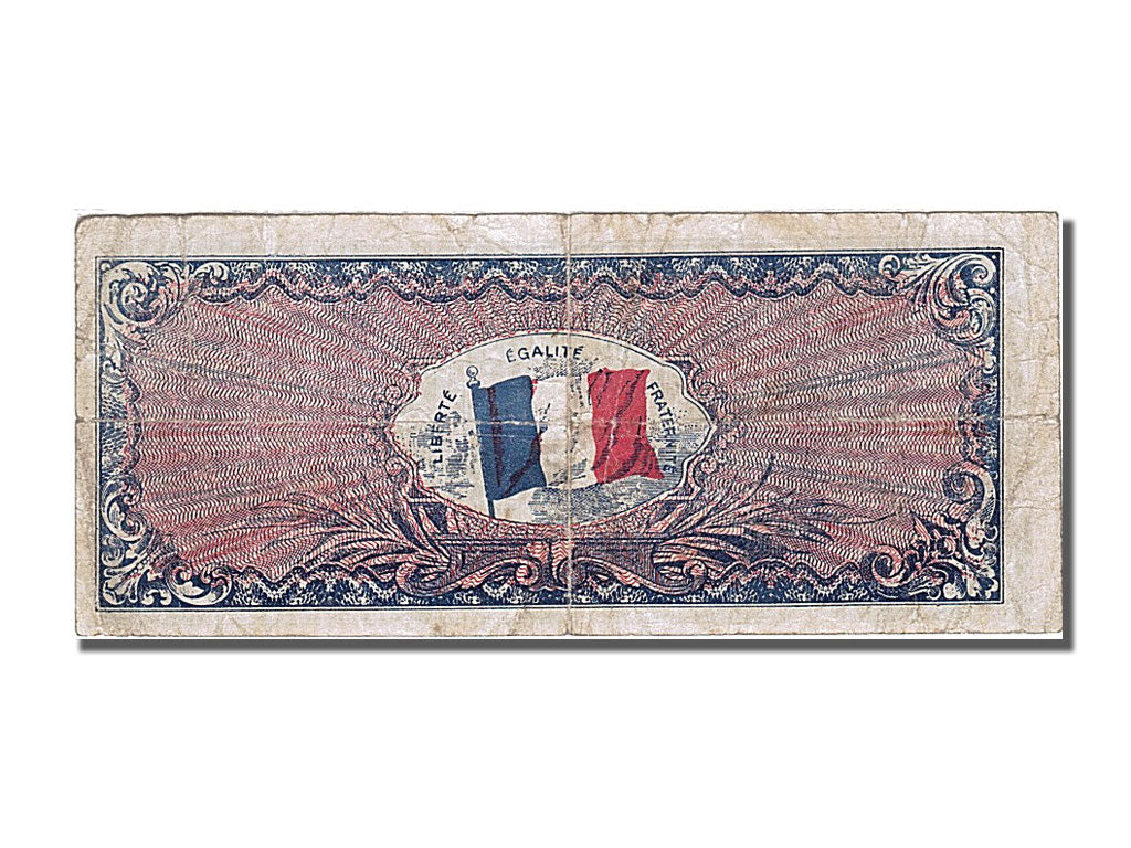 Francia, 500 Francs, 1944 Flag/France, 1944, KM:119a, 1944-06-01, MB+, Fayett...