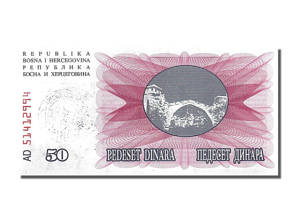 Billet, Bosnia - Herzegovina, 25,000 Dinara, 1993, 1993-10-15, NEUF