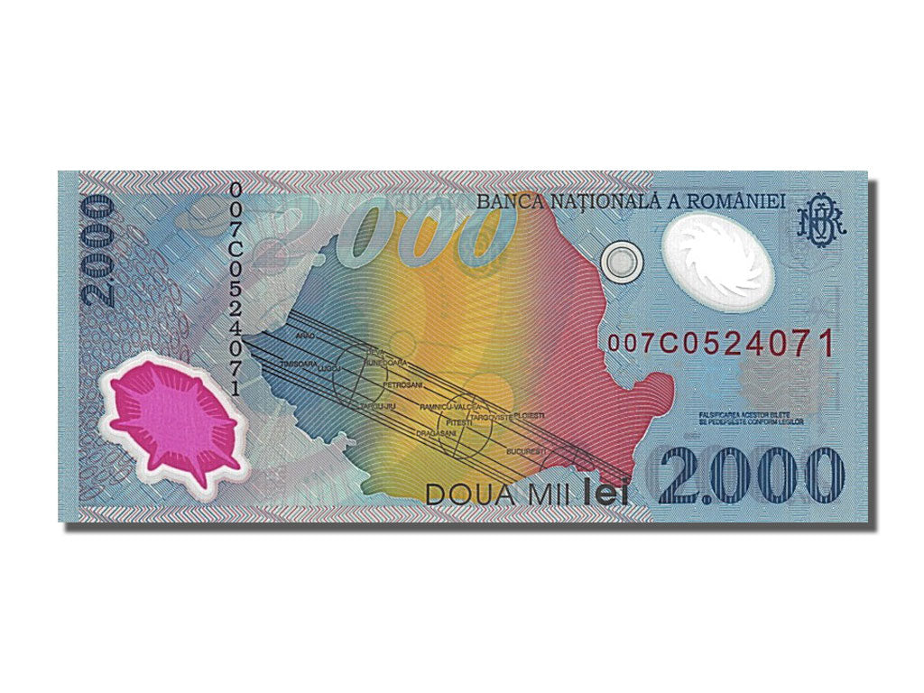 Banknote, Romania, 2000 Lei, 1999, UNC(65-70)
