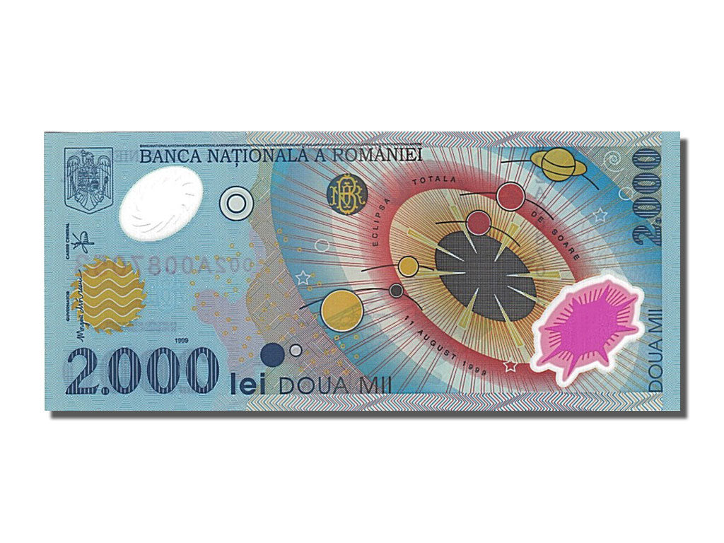 Geldschein, Rumänien, 2000 Lei, 1999, UNZ