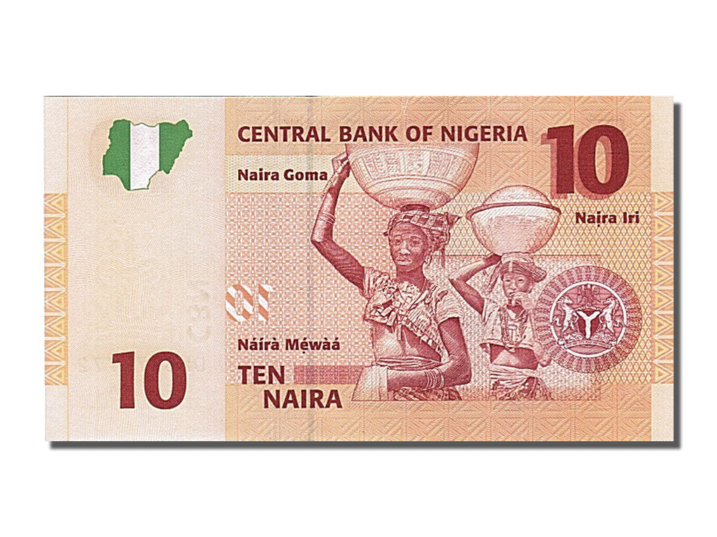 Geldschein, Nigeria, 10 Naira, 2007, UNZ