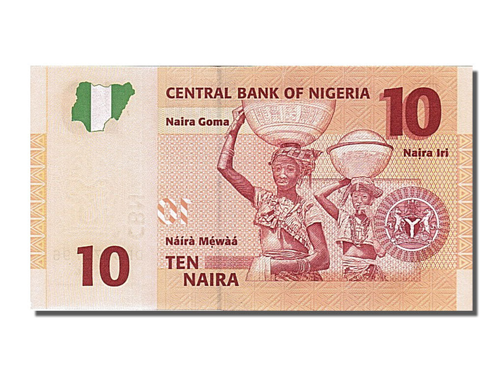 Banknot, Nigeria, 10 Naira, 2007, UNC(65-70)