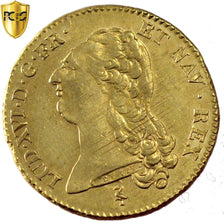FRANCE, Louis XVI, 2 Louis D'or, 1786, Paris, Gold, PCGS AU55, KM 592.1